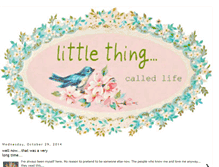 Tablet Screenshot of littlethingcalledlife.blogspot.com