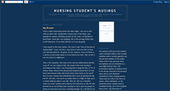 Desktop Screenshot of nursingstudentmuseing.blogspot.com