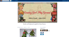 Desktop Screenshot of countrygirlplayground.blogspot.com