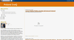 Desktop Screenshot of polandiraq.blogspot.com