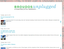 Tablet Screenshot of broudos-unplugged.blogspot.com