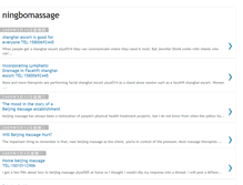 Tablet Screenshot of ningbomassage01.blogspot.com