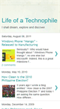 Mobile Screenshot of lifeofatechnophile.blogspot.com