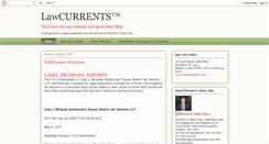 Desktop Screenshot of lawcurrents.blogspot.com