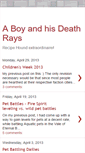 Mobile Screenshot of aboyandhisdeathrays.blogspot.com