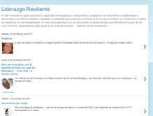 Tablet Screenshot of liderazgoresiliente.blogspot.com