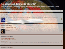 Tablet Screenshot of laactualidaddelmundoabsurdo.blogspot.com