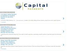 Tablet Screenshot of capitalpaymentsblog.blogspot.com