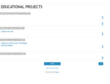 Tablet Screenshot of educationalprojects.blogspot.com
