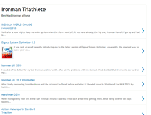 Tablet Screenshot of benwardtriathlete.blogspot.com