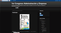 Desktop Screenshot of congresoadmonyempresa.blogspot.com