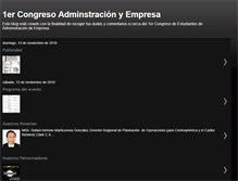 Tablet Screenshot of congresoadmonyempresa.blogspot.com