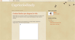 Desktop Screenshot of capricciodinely.blogspot.com