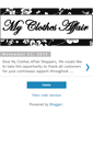 Mobile Screenshot of myclothesaffair.blogspot.com