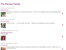 Tablet Screenshot of porratafamily.blogspot.com