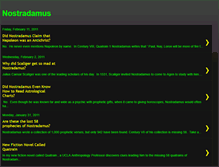 Tablet Screenshot of nostradamusmissingquatrains.blogspot.com
