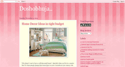 Desktop Screenshot of doshobhuja.blogspot.com