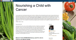 Desktop Screenshot of nourishingachildwithcancer.blogspot.com