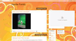 Desktop Screenshot of hardie-family.blogspot.com