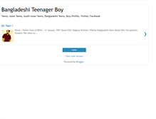 Tablet Screenshot of bangladeshiteenboy.blogspot.com