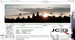 Desktop Screenshot of cambodianbankerjobs.blogspot.com