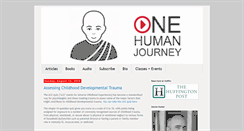 Desktop Screenshot of onehumanjourney.blogspot.com