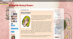 Desktop Screenshot of icekittynmsworldofwonders.blogspot.com