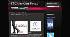 Desktop Screenshot of elchicoconbotas.blogspot.com