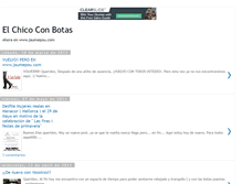 Tablet Screenshot of elchicoconbotas.blogspot.com