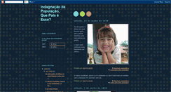 Desktop Screenshot of indignacaodapopulacao.blogspot.com