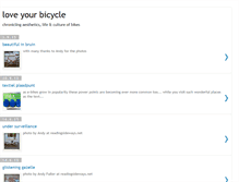 Tablet Screenshot of loveyourbicycle.blogspot.com