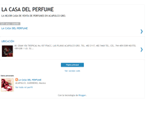Tablet Screenshot of lacasadelperfumeacapulco.blogspot.com