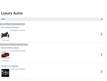 Tablet Screenshot of luxuryautoz.blogspot.com