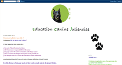 Desktop Screenshot of educationcaninejulienoise.blogspot.com