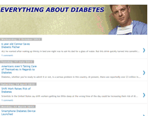 Tablet Screenshot of everythingaboutdiabetes.blogspot.com