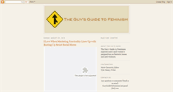 Desktop Screenshot of guysguidetofeminism.blogspot.com