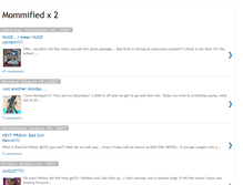 Tablet Screenshot of mommyfiedx2.blogspot.com