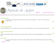 Tablet Screenshot of monede-argint.blogspot.com