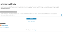 Tablet Screenshot of ahmad-widodo.blogspot.com