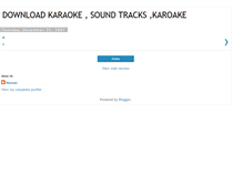 Tablet Screenshot of karoake.blogspot.com