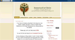 Desktop Screenshot of immersed-in-christ.blogspot.com