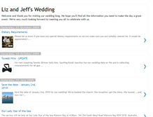 Tablet Screenshot of lizandjeffwedding.blogspot.com