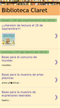 Mobile Screenshot of biblioclaret.blogspot.com