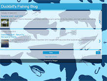 Tablet Screenshot of duckbillfishing.blogspot.com