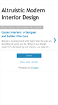 Mobile Screenshot of altruisticmodern.blogspot.com