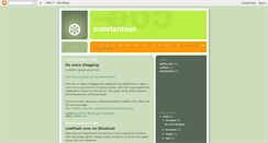 Desktop Screenshot of constantsun.blogspot.com