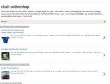 Tablet Screenshot of clodionlineshop.blogspot.com