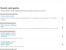 Tablet Screenshot of eventsandsports.blogspot.com