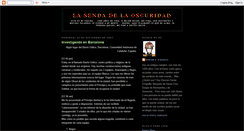 Desktop Screenshot of lasendadelaoscuridad.blogspot.com