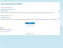 Tablet Screenshot of jbinternationalsafety.blogspot.com
